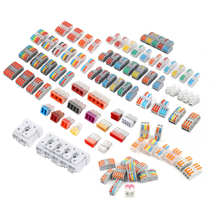 Electrical Wire 2Pin 3Pin 4Pin 5Pin <b>Quick</b> Connection Terminal Block Power Compact Mini Push in Lever Nut Splice <b>Connector</b> - Product Image 1