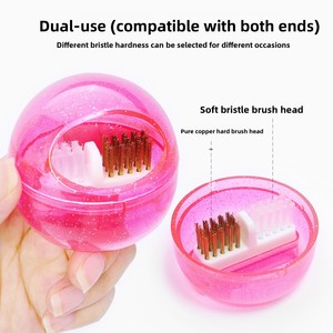 Nouvelle boîte de nettoyage détachable pour têtes de polissage d'ongles, avec fil en acier souple et dur, pour manucure - Product Image 3