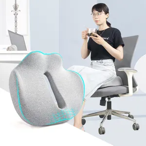 Ergonomisch Comfortabel Ontwerp Pijnstilling Zitkussen Kantoorstoel Katoen Antislip Traagschuim Orthopedisch Zitkussen