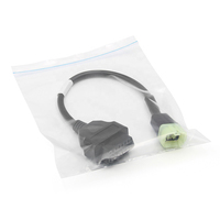 Adaptador de Cable de 6 Pines de Alta Calidad para Kawasaki, Adaptador de 6 Pines a Cable OBD2 de 16 Pines para Motocicletas