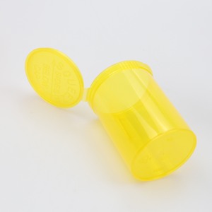 複数のカラーオプションクリアプラスチック製医療食品グレード6dr 13dr 16dr 30dr 60dr 90drポップトップ薬瓶 - Product Image 2