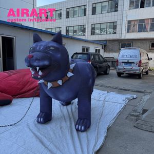Gigante aterrador inflable demonio perro inflable perro Animal Halloween embrujado espeluznante atmósfera Decoración - Product Image 1