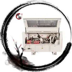 Qdlw 4 Functie Houtbewerking Smeltlijm Pvc Rand Bander Machine Voor Gelamineerde Platen Kwaliteit Rand Bandmachine