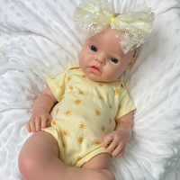 Poupée Bébé Reborn 50cm en Silicone Réaliste, Faite à la Main, Corps Entier Pondéré, Jouet de Collection pour Cadeau d'Enfant