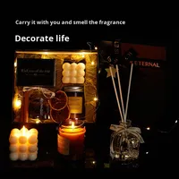Boîte cadeau de vacances, bougie aromathérapeutique sans flamme, bougie créative, cadeau d'anniversaire, ornement parfumé, cadeau de confession