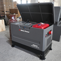 15-30KVA 4-Zylinder Dual-Fuel Leiser Generator Benzin Erdgas ATS Automatischer Start Robuster Stahlrahmen Direkt ab Werk