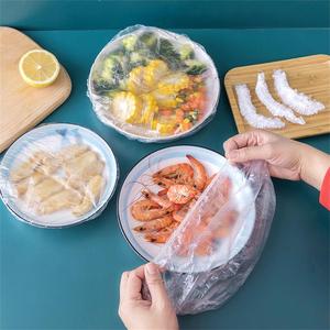 Housse anti-poussière jetable en plastique élastique pour bol alimentaire, film alimentaire pour réfrigérateur et cuisine - Product Image 1