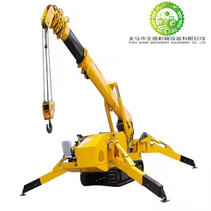 Mini-grue araignée mobile à chenilles pour ascenseur, avec flèche télescopique, capacités 1, 3 et 5 tonnes - Product Image 1
