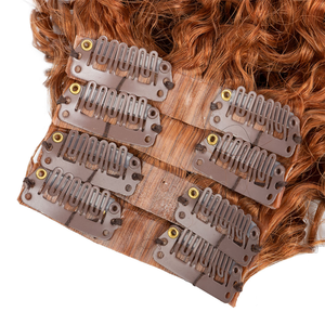 Nouvelles extensions de cheveux de luxe 100% vierges Remy, double épaisseur, invisibles, sans couture, à clipser, couleurs claires - Product Image 6