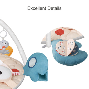Regalo para Recién Nacido, Tapete de Estimulación Temprana, Gimnasio de Actividades para Bebé, Alfombra de Juegos Suave para Niños y <span class=keywords><strong>Bebés</strong></span>, Juguetes para Bebé de 0 a 12 Meses - Product Image 4