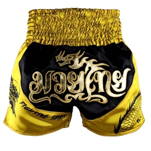 Logo personnalisé de haute qualité Polyester Satin Boxe Thaï Muay Thai Shorts optimal pour les adultes MMA combat Arts martiaux-OEM - Product Image 1