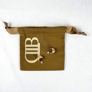Bolsa de Algodón Orgánico con Cordón, Reutilizable, para Almacenamiento, Embalaje de Regalos, Joyería, Certificación GOTS, para Manualidades y Pegatinas - Product Image 6