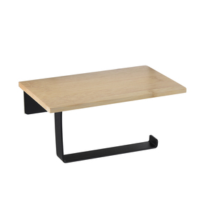 <span class=keywords><strong>Porte</strong></span>-serviettes suspendu <span class=keywords><strong>mural</strong></span> en <span class=keywords><strong>papier</strong></span> pour salle de bain avec étagère pour téléphone - Product Image 3