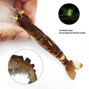 <span class=keywords><strong>Esca</strong></span> <span class=keywords><strong>Artificiale</strong></span> Morbida Multi-Articolata Alpha Luminous a Forma di Gamberetto con Testa Piombata, <span class=keywords><strong>Esca</strong></span> in <span class=keywords><strong>Silicone</strong></span> per Acqua Salata e Dolce - Product Image 6