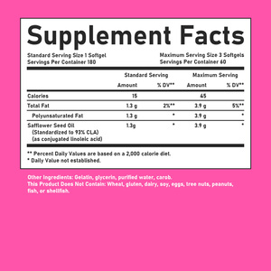 Cápsulas Blandas de CLA OEM ODM, Contienen Aceite de Semilla de Cártamo, Ayuda a Mantener una Forma Corporal y una Masa Muscular Saludables - Product Image 2
