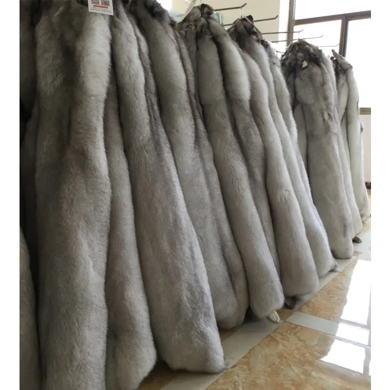 Piel de zorro Real peluda y cálida de alta calidad, para mujeres, bufanda y abrigo, materiales de piel, gran oferta