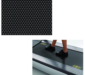 Makine PVC koşu bandı koşu kemerleri elmas desen PVC siyah renk kökenli yer Model koşu bandı koşu kemerleri - Product Image 3