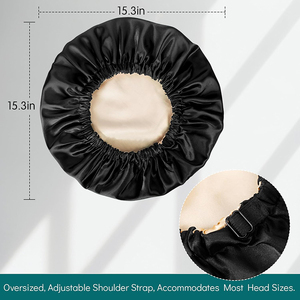 <span class=keywords><strong>Bonnet</strong></span> de nuit en satin GTOP, double couche, pour dormir, <span class=keywords><strong>bonnet</strong></span> pour <span class=keywords><strong>cheveux</strong></span> <span class=keywords><strong>bouclés</strong></span> naturels, pour femmes - Product Image 4