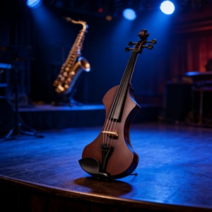 Violín Eléctrico <span class=keywords><strong>de</strong></span> Entrega Rápida, Violín Eléctrico <span class=keywords><strong>de</strong></span> Tamaño 1/2 - Directo <span class=keywords><strong>de</strong></span> Fábrica para Niños Principiantes, Práctica y Lecciones <span class=keywords><strong>de</strong></span> Música - Product Image 2