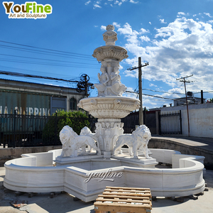 Estatua de cisne de jardín, cisne de mármol, <span class=keywords><strong>fuente</strong></span> de agua - Product Image 4