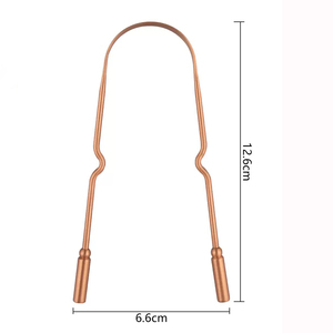 Biểu Tượng Tùy Chỉnh Tinh Khiết Đồng U Hình Dạng Bằng Miệng Lưỡi Lớp Phủ Làm Sạch Lưỡi Scraper Hiệu Quả Loại Bỏ Hơi Thở Xấu Chăm Sóc Bằng Miệng Vệ Sinh - Product Image 5