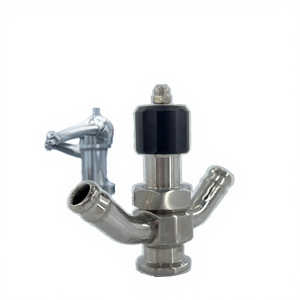 Válvula de puerto de muestreo de temperatura media de doble base manual/neumática/eléctrica de montaje rápido - Product Image 4