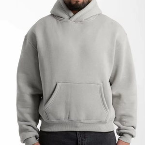 定制高品质连帽衫，100%纯棉，超大号连帽衫，带图案刺绣 - Product Image 6