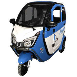 <span class=keywords><strong>Tricycle</strong></span> électrique EEC <span class=keywords><strong>confortable</strong></span> 1000W pour adultes Type de carrosserie fermée avec moteur 60V 500kg Poids à vide Trois roues Tuktuk" - Product Image 1