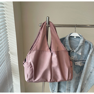 Japanese style <b>large</b> capacity women's <b>bag</b> 2026 new lightweight and fashionable <b>canvas</b> shoulder <b>bag</b> - Product Image 3