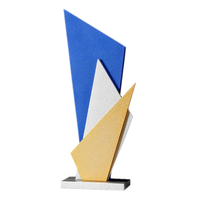 Cadeaux de champion finaliste de luxe excellence voiture en métal personnalisée trophée en alliage d'aluminium CNC