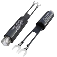 Prise femelle d'antenne 9,5 mm avec noyau magnétique, connecteur d'impédance ohmique pour alimentation TV 75OHM-300OHM