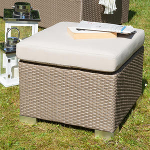 Conjunto de sofá de ratán para exteriores, muebles de jardín resistentes a la intemperie, sofá de tres plazas con silla y mesa de centro para vivir al aire libre - Product Image 3