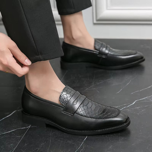 Bottes en chanvre pour hommes, en cuir, montantes, style anglais, effet vieilli, cousues à la main Goodyear, semelle en cuir, bottes de travail - Product Image 3