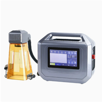Nouvelle machine de marquage laser à fibre portative haute vitesse |   Vitesse de marquage de 7000 mm/s, AI DXF, refroidissement par air, alimentation par batterie, utilisation en extérieur