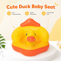 Siège de sol gonflable pour bébé avec pompe à air intégrée, canapé portable pour bébé, idéal pour apprendre à s'asseoir, l'alimentation, la chambre à coucher, le salon