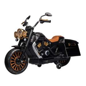 รถยนต์ไฟฟ้าสำหรับเด็ก, รถมอเตอร์ไซค์ของเล่นสำหรับเด็ก, พร้อมกล่องข้าง, ไฟและเสียงเพลง และเครื่องเล่น MP3 - Product Image 3