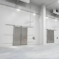 Chambre froide/congélateur modulaire -25°C pour stockage de viande, installation rapide en 48h, réfrigérant R404a, moteur automatique