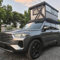 Carpa de Techo Eléctrica Ligera para 4 Personas, 4 Estaciones, con Bolsa de Almacenamiento de Aluminio, Carpa Rígida para Techo de Auto