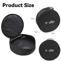 Vente chaude OEM 36x10x36 Étui de rangement pour pistolet de charge personnalisé imperméable en Oxford de haute qualité Sac organisateur de câbles de transfert de chaleur portable