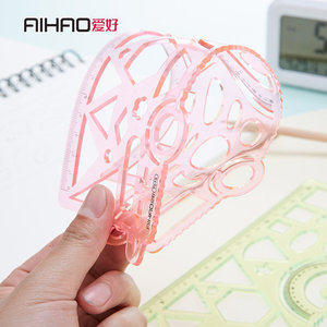 Regla flexible multiforma AiHao 7519 de plástico de 30 cm, plantilla de dibujo para diseño artístico - Product Image 1
