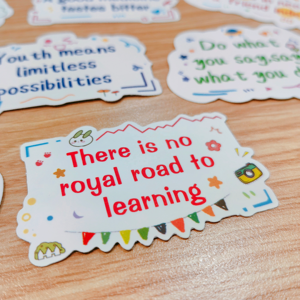 Khuyến Mại Cổ 41 Tấm Chết Cắt PVC Nhãn Chống Thấm Nước Với Ngắn Tiếng Anh Câu Như Quà Tặng Cho Trẻ Em - Product Image 1