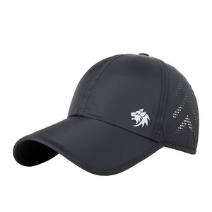 Breathable Mesh Baseball Cap Unisex Summer Sun Protection Foldable <b>Hat</b> With Logo Pattern - Product Image 1
