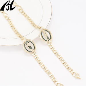 Pulsera Religiosa de San Judas Chapada en Oro de 14K al por Mayor, Joyería Cristiana de Oro, Dijes de la Santa Muerte y Colgantes de Moda - Product Image 5