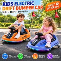 Voiture électrique rechargeable pour enfants, style rétro, en plastique, 4 roues, télécommande, jouet pour garçon et fille