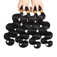 Vente en gros Faisceaux de Cheveux Humains Vierges Cambodgiens de Grade 100% 9A 8 Pouces Extension de Vague de Corps de Vison du Pérou Vendeurs bon marché