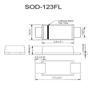 Diode TVS bidirectionnelle Leiditech SMF220CA SOD-123FL 220V 200W pour l'électronique grand public et les équipements de communication