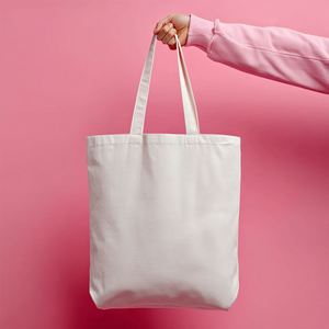 Bolsa de Tela Ecológica Personalizable con Logotipo, Bolsa de Compras Reutilizable con Asa - Product Image 2