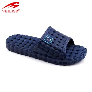 Indoor summer hotel bathroom PVC slippers men slide sandals
