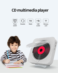 Double haut-parleur Portable sans fil, appareils d'apprentissage précoce, radios <span class=keywords><strong>r</strong></span>étro portable, haut-parleur, lecteurs CD pour enfants - Product Image 4