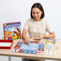 Jeu de société éducatif financier pour enfants, personnalisé OEM/ODM, jeu de stratégie d'affaires
